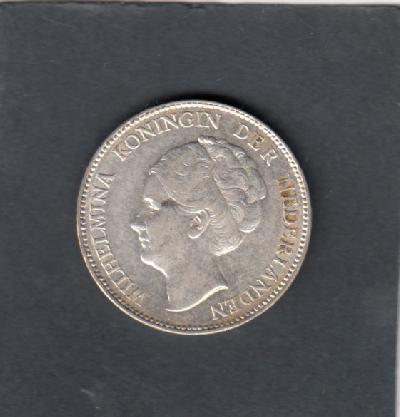 Beschrijving: 1 Gulden WILHELMINA